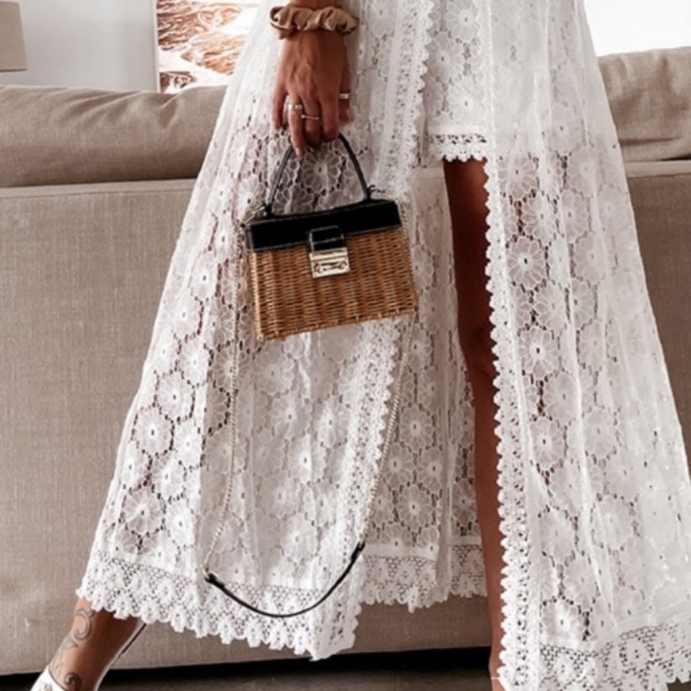 Zara Woven Box Bag